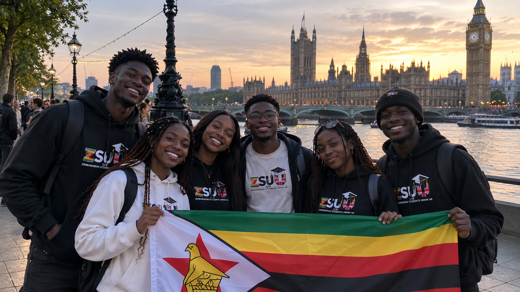 Zimbabwean students in London